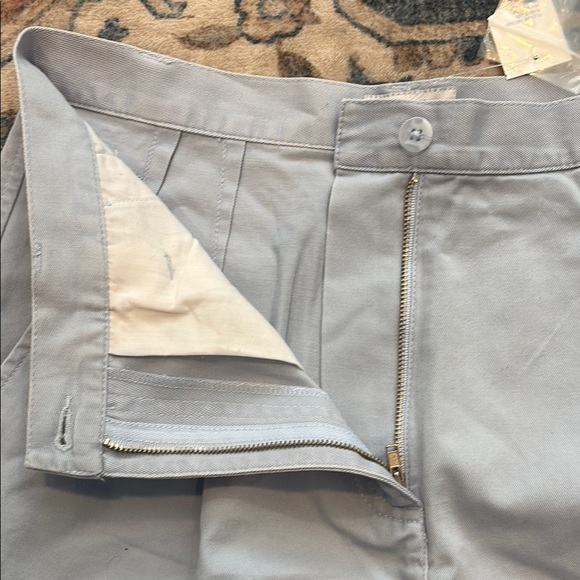 LOFT 8 Women's High Waist Light Blue Gray Shorts - Picture 7 of 9